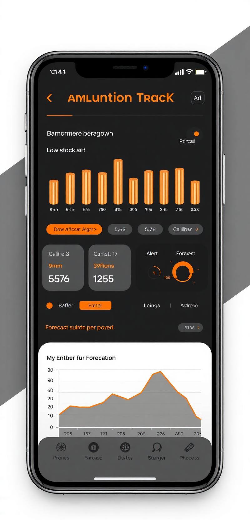 Ammunition tracking with forecasting