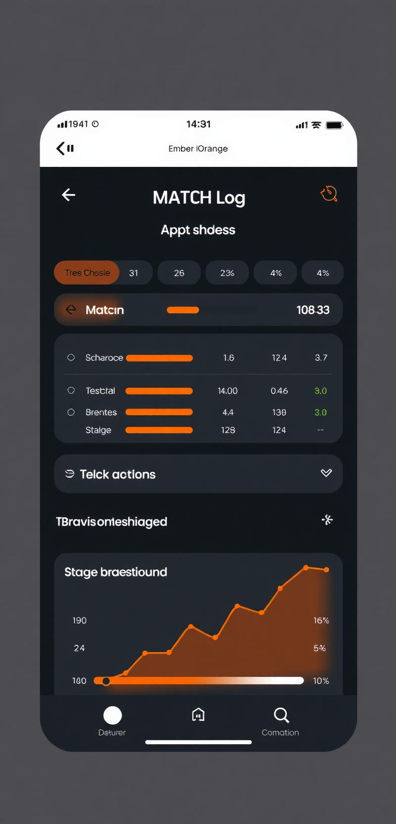 Competition match log & trends